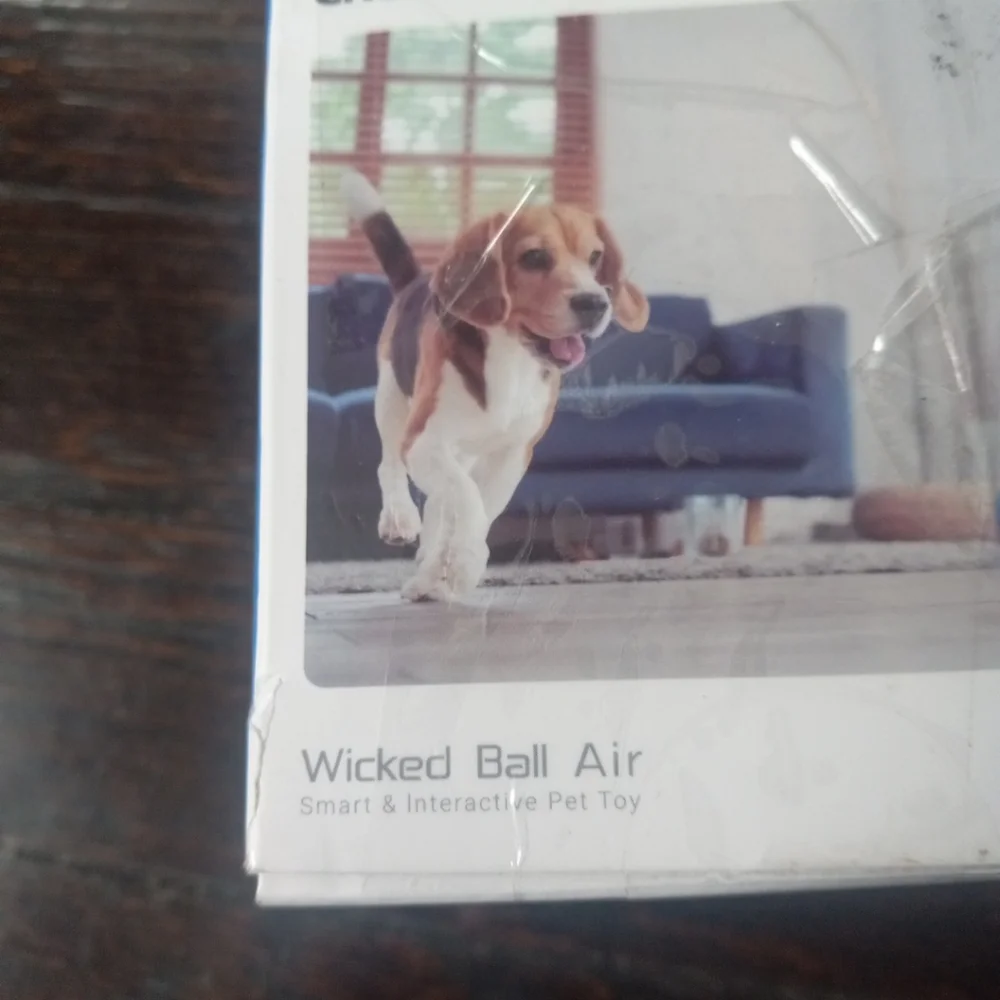 New Material】Cheerble Smart Interactive Dog Toy, Wicked Ball AIR, Blue